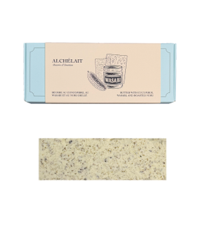 Масло з огірком, васабі та смаженим норі